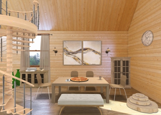 lavish cabin Design Rendering