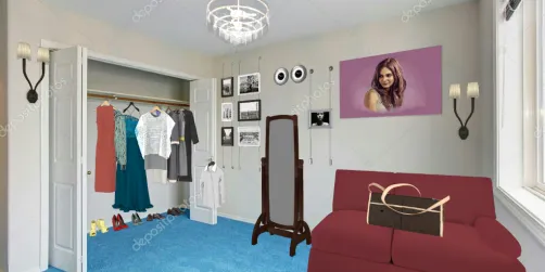 Clothes room my sister