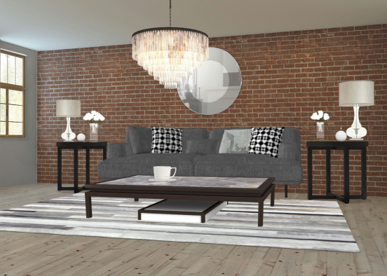 M+G living room  Design Rendering