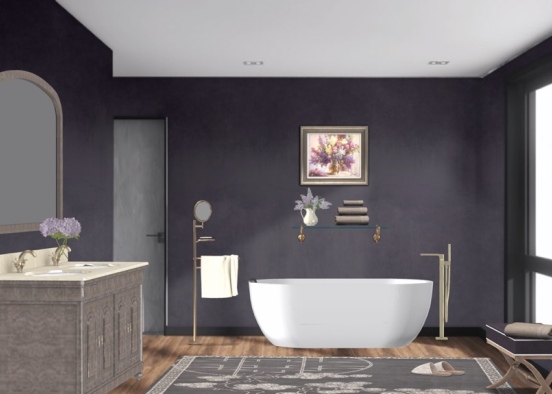 hues of purple  Design Rendering