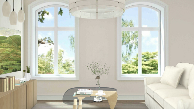 Living Room  Design Rendering