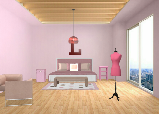 Pink home Design Rendering