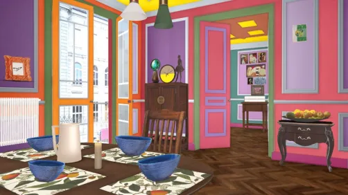 Living in the Ainmillerstrabe 36 by Kandinsky 