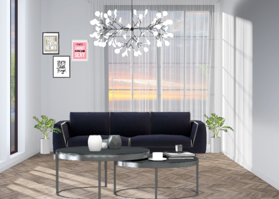 Relaxing living room  Design Rendering