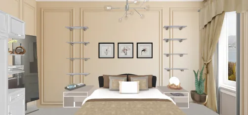 English style bedroom