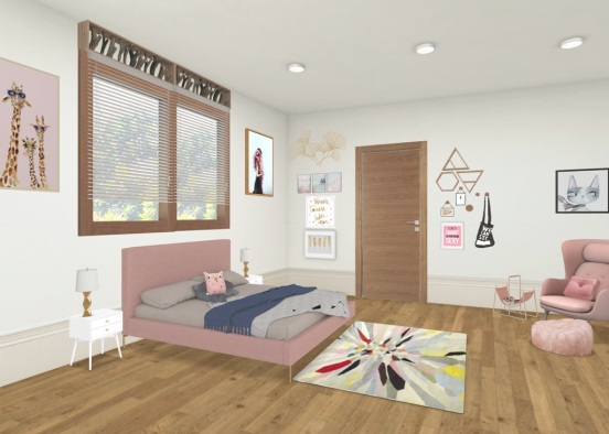#Dream House Sister’s Bedroom. Design Rendering