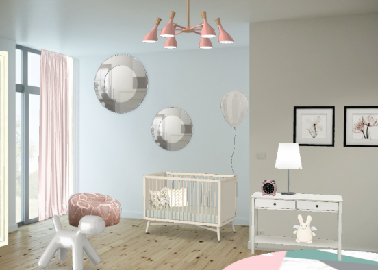 Baby room cute Design Rendering