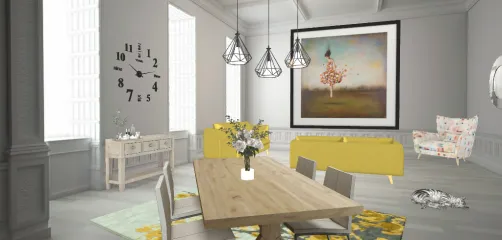 Salon coloré