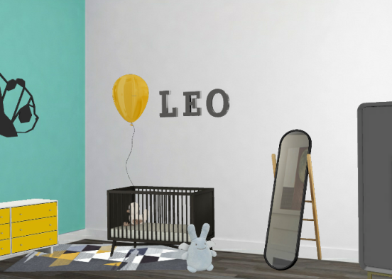 La chambre de Léo Design Rendering