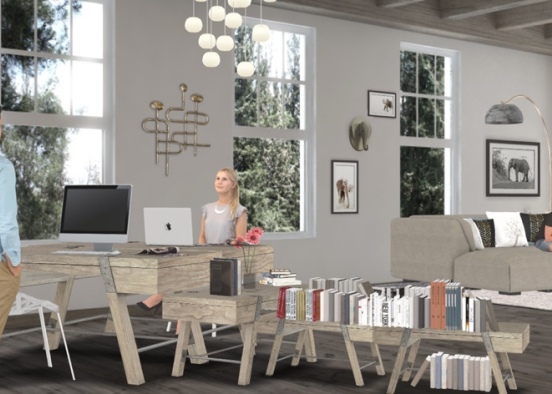 home office Design Rendering