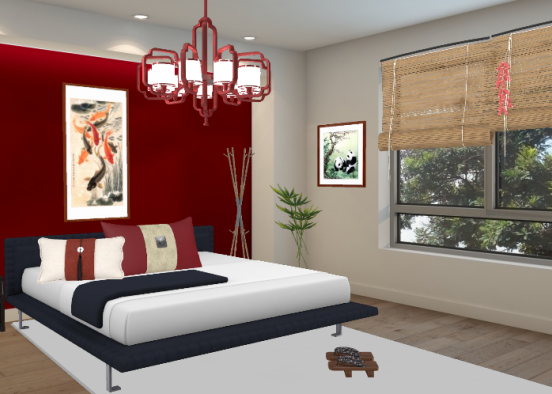 Japanese room Design Rendering