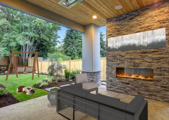 Backyard Porch! Design Rendering
