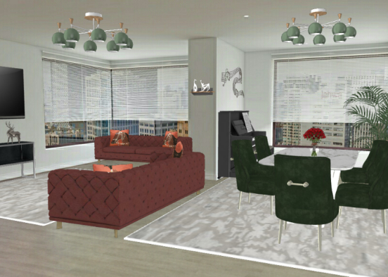 New York Apartment 🌇 Design Rendering