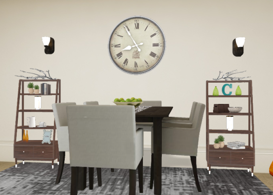 Courtney's dinning room (Concept Design) Design Rendering