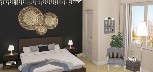 Courtney's bedroom (concept design) Design Rendering