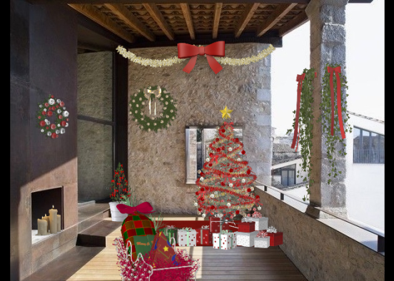 Natale  in terrazzo Design Rendering