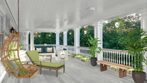 Front porch 