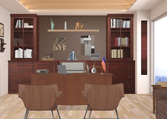 High-Rise Office Exec Design Rendering