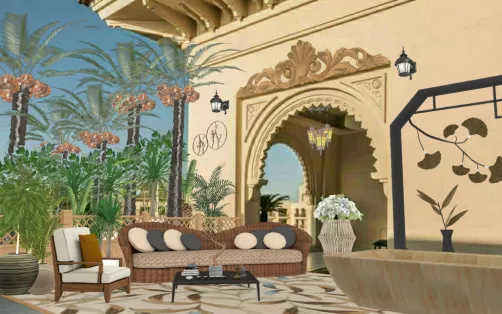 Terraza en Marrakech