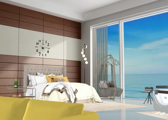 SeaSide Bedroom ☀🌊 Design Rendering