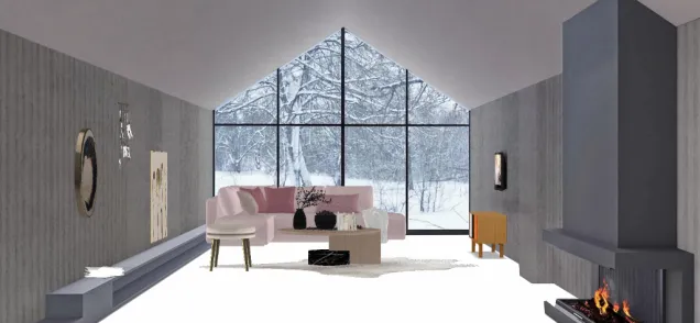 Winter livingroom