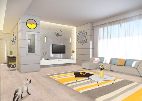 Barbara’s Living Room Design Rendering