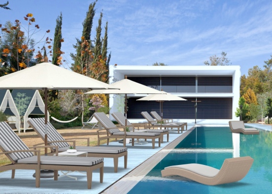 Laina’s Hotel’s Pool  Design Rendering
