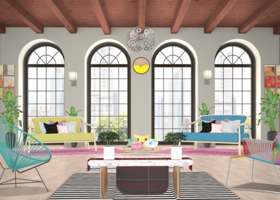 Alicia’s Living Room Design Rendering