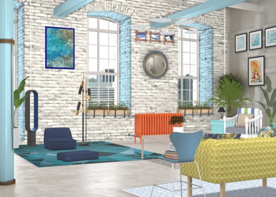 Joana’s Living Room Design Rendering