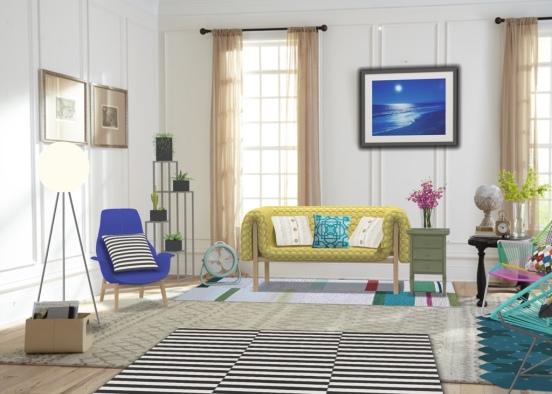 Sandra’s Living Room Design Rendering