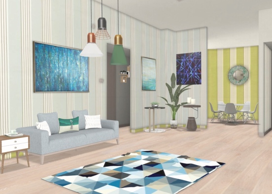 Limbo’s Living Room Design Rendering