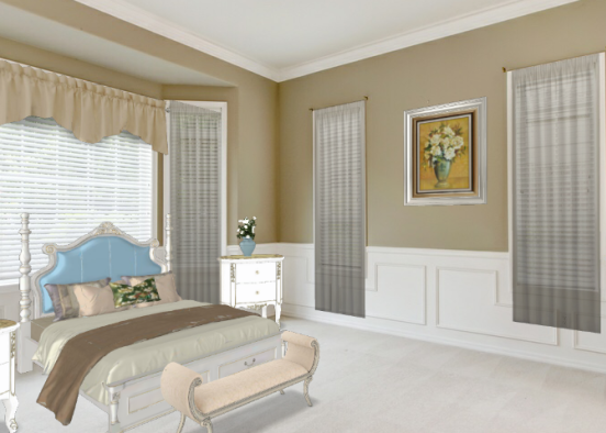 Bedroom Luxury  Design Rendering