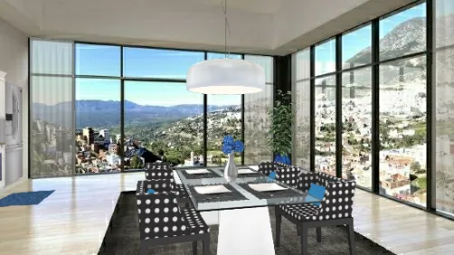 Polka dot kitchen