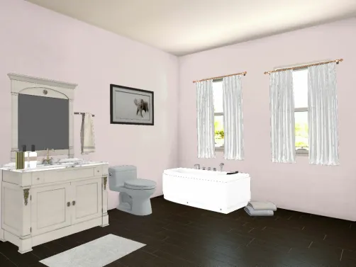 Gray bathroom