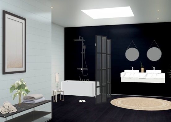bathroom 🖤 Design Rendering