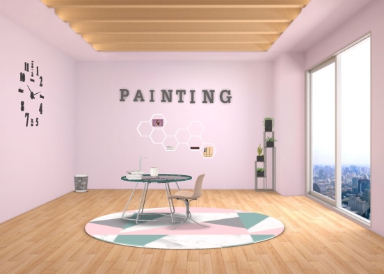 cuarto de pintura  Design Rendering