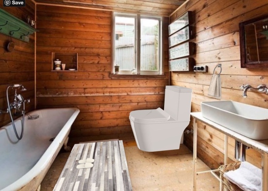 Woody Bath 🛁  Design Rendering