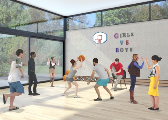 Girls Win 🏀🔥 Design Rendering