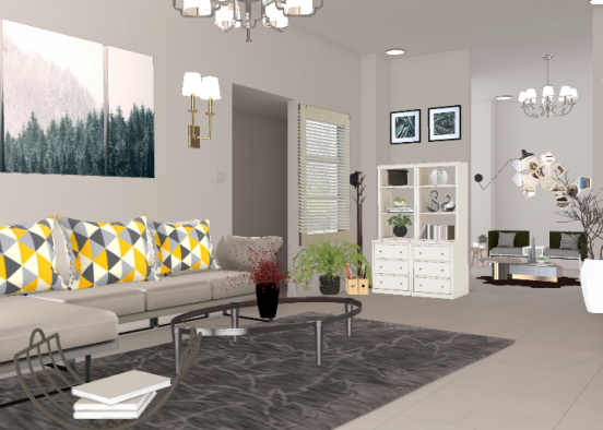 small livingroom Design Rendering