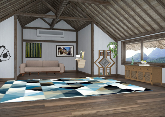 It's livingroom for a random poeples! Design Rendering