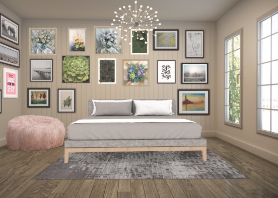 photographers bedroom Design Rendering