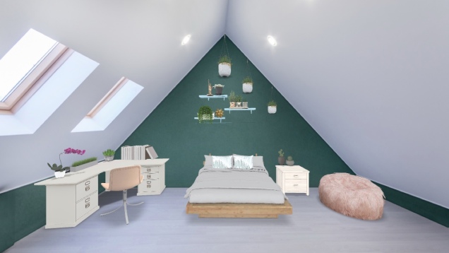 greenery bedroom