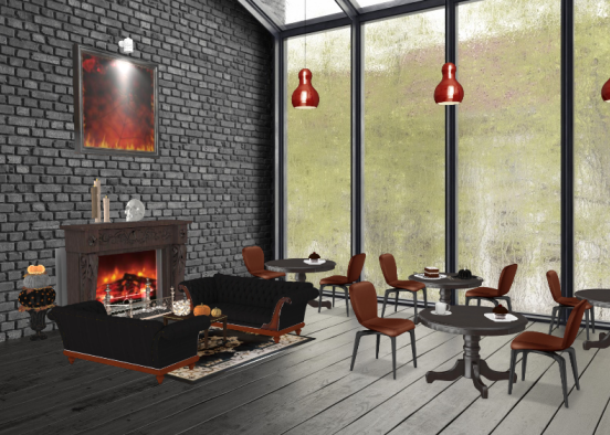 Witches Lair Cafè  Design Rendering