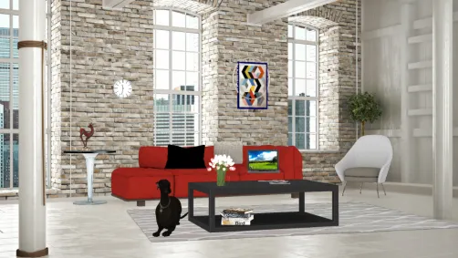 30 year old Tasha redecorated her living room