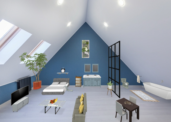 Do you like my little loft? Design Rendering