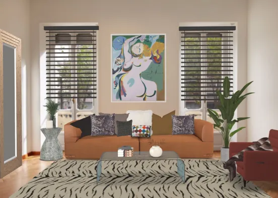 Cute lil living room 🤎🧚🏼‍♂️ Design Rendering