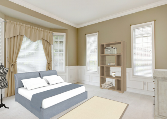 Perfect bedroom Design Rendering