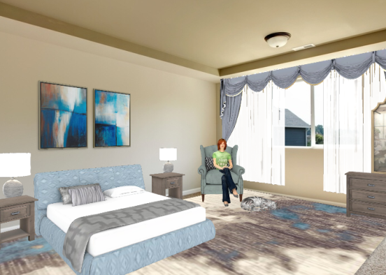 Easy bedroom Design Rendering