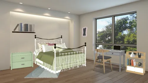 Habitación verde