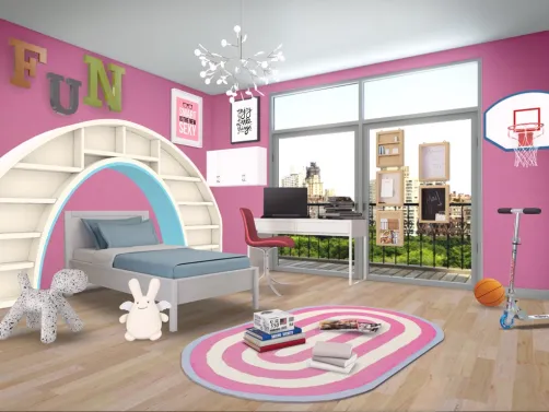 middle age girls room